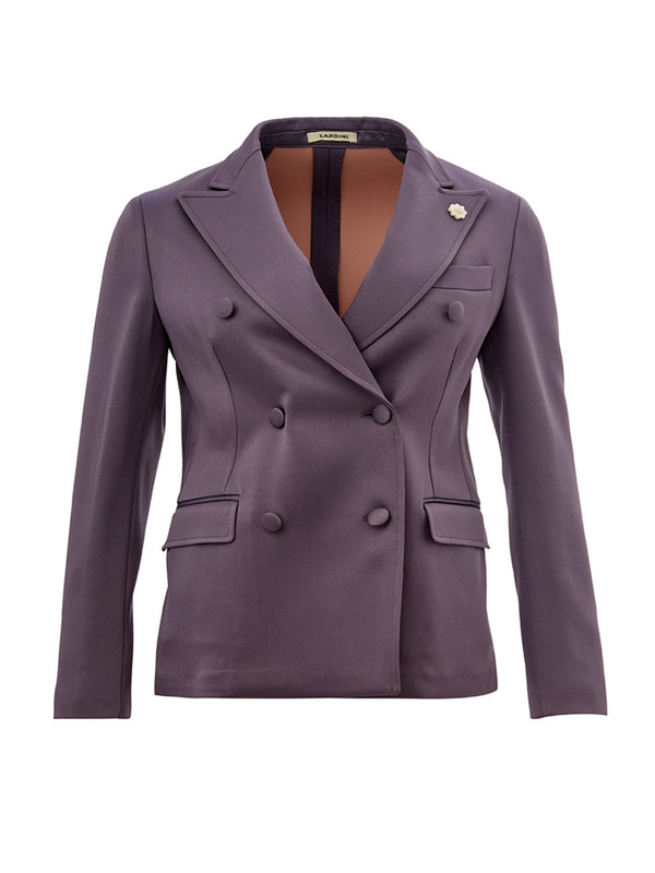 Purple Double Breast Jacket