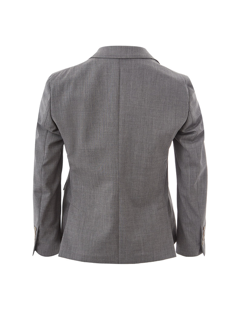 Grey Double Breast Jacket