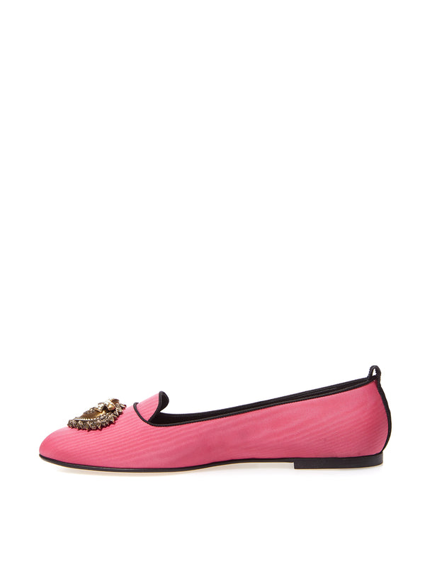 Pink Satin Devotion Ballerina Shoes