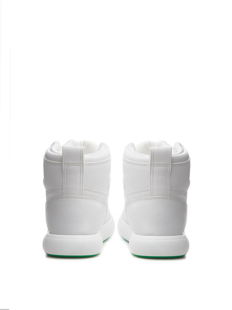 High 'Pillow' White Sneakers