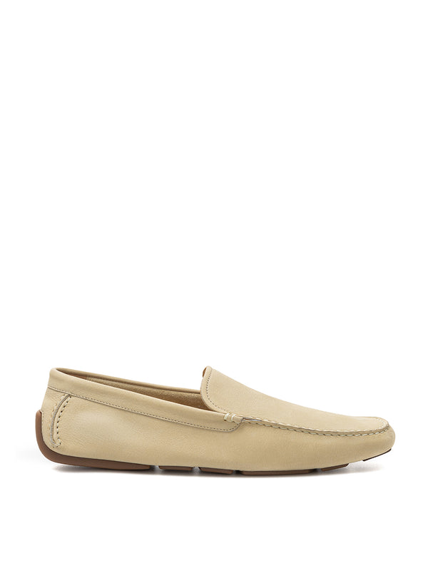 Beige Loafer in Suede