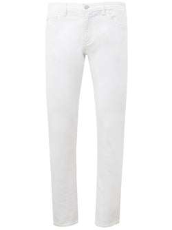 White Five Pocket Jeans