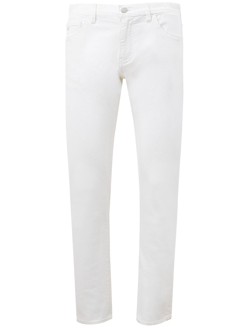 White Five Pocket Jeans