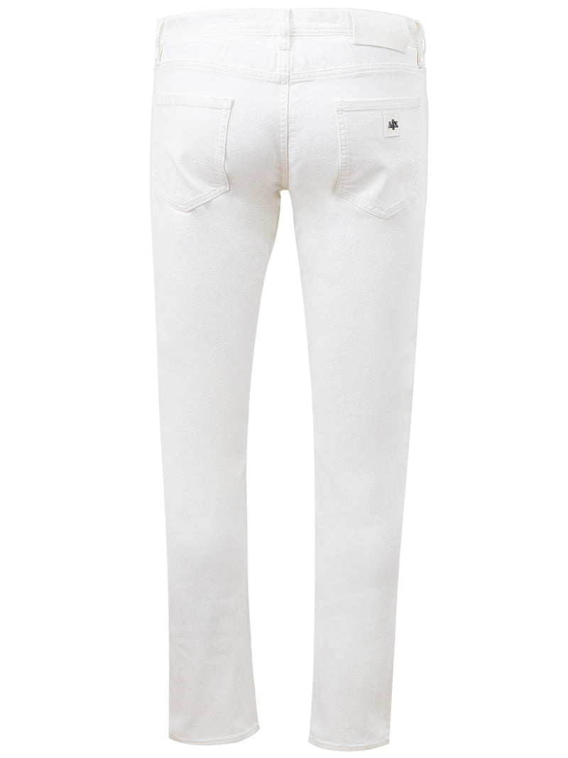 White Five Pocket Jeans