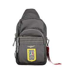 Gray Nylon Shoulder Bag