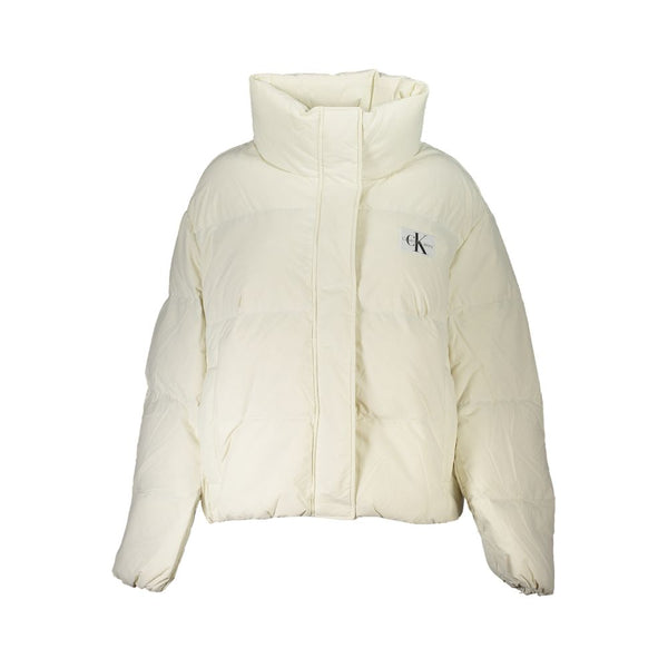 White Polyamide Jackets & Coat