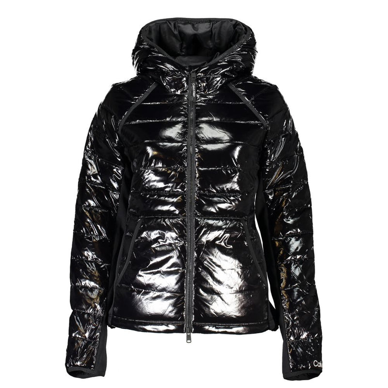 Black Nylon Jackets & Coat