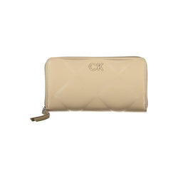 Beige Polyester Wallet