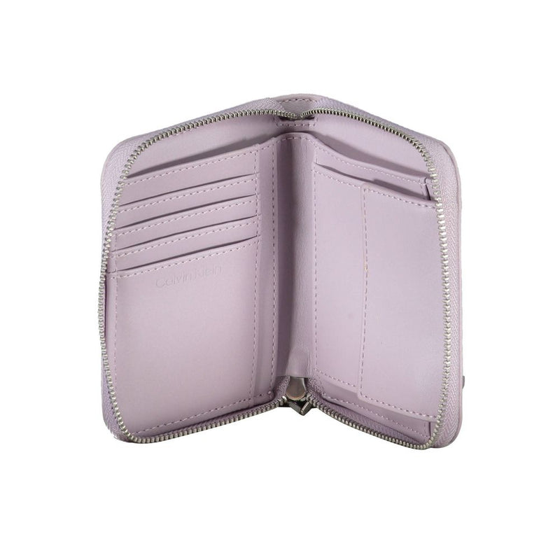 Purple Polyester Wallet