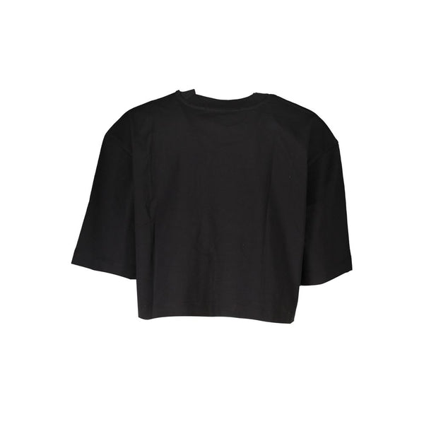 Black Cotton Tops & T-Shirt