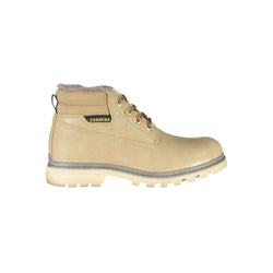 Beige Polyester Boot