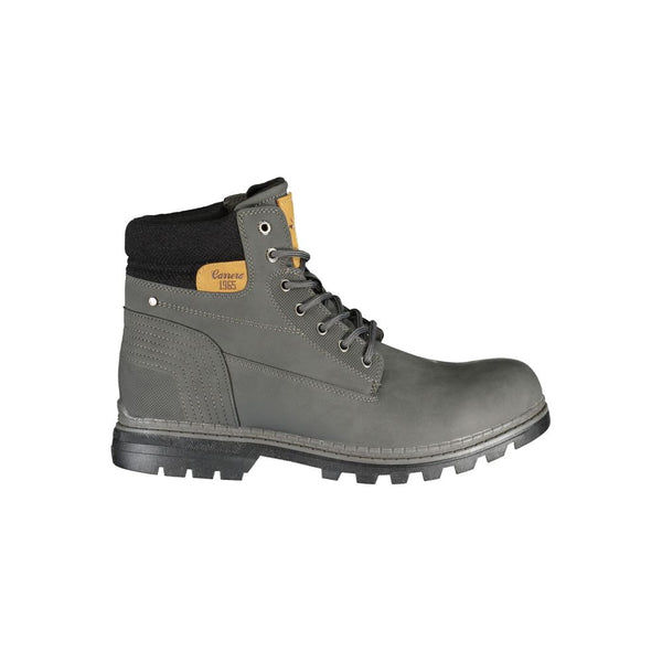 Gray Polyester Boot