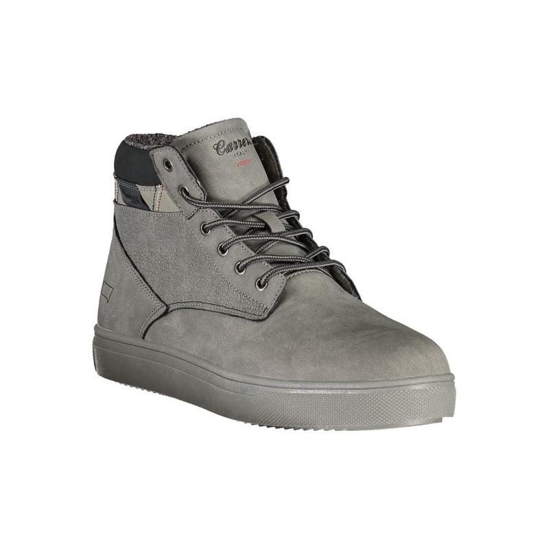 Gray Polyester Boot