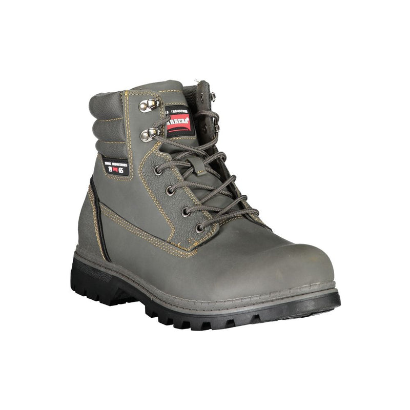 Gray Polyester Boot