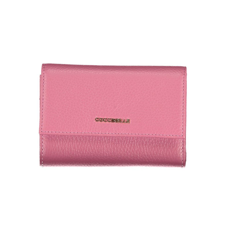 Pink Leather Wallet