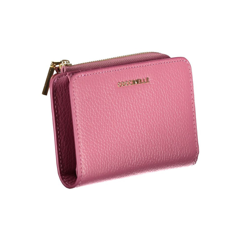 Pink Leather Wallet