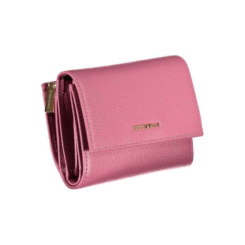 Pink Leather Wallet