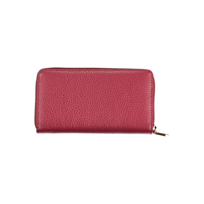 Pink Leather Wallet