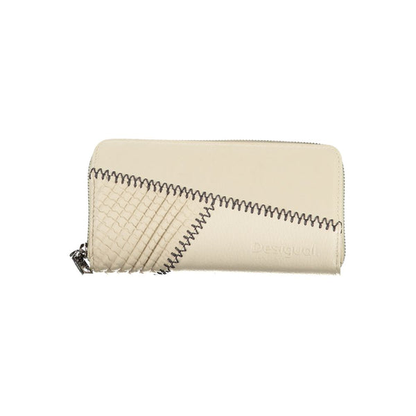 Beige Polyethylene Wallet