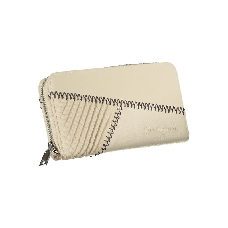 Beige Polyethylene Wallet