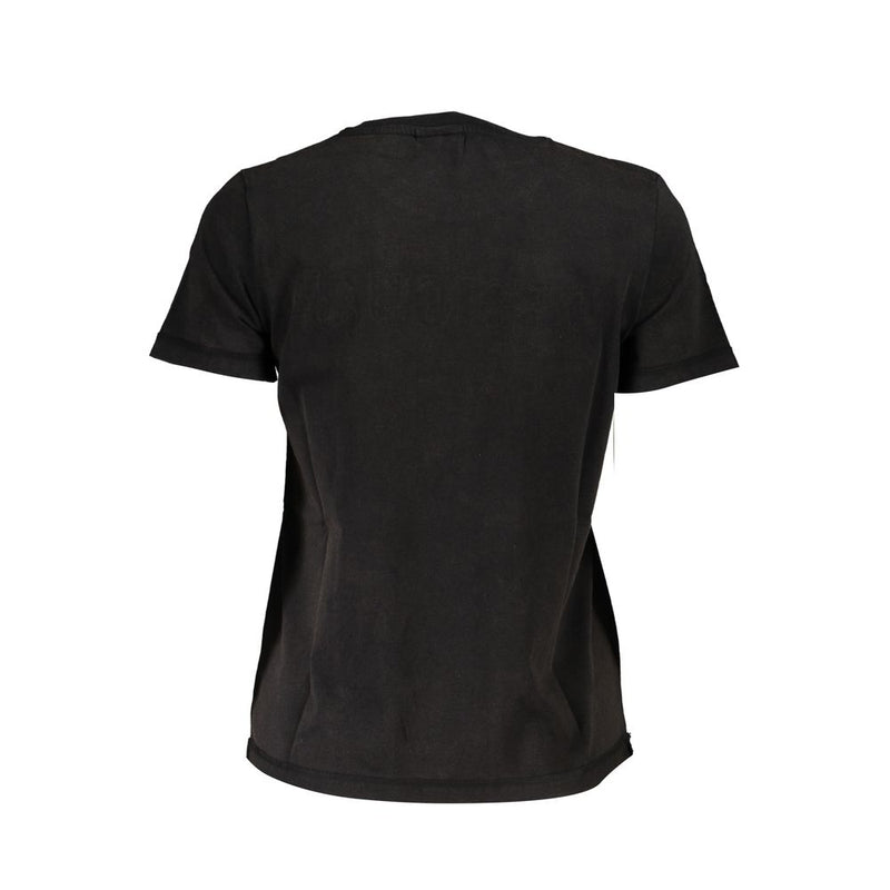 Black Cotton Tops & T-Shirt