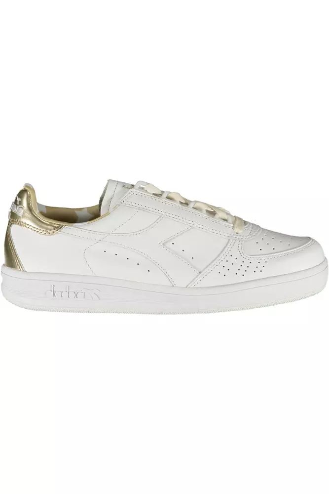 White Fabric Sneaker