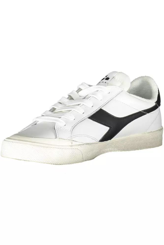 White Fabric Sneaker