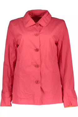 Pink Cotton Jackets & Coat