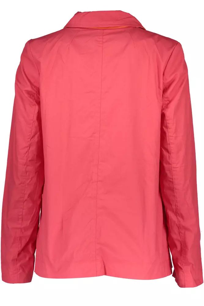 Pink Cotton Jackets & Coat