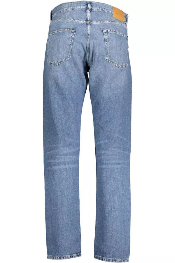 Blue Cotton Jeans & Pant