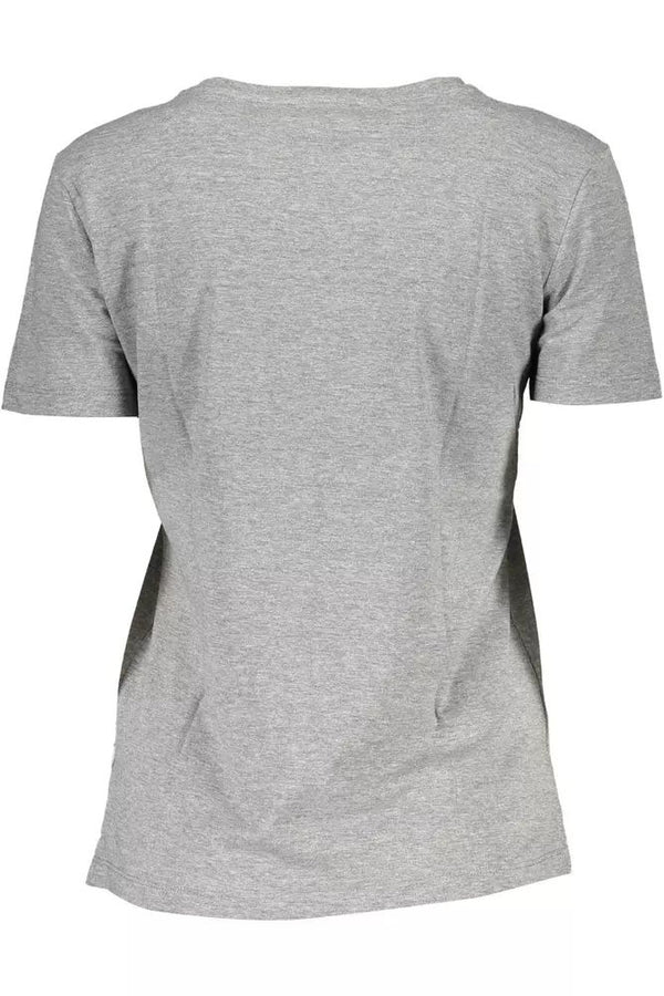 Gray Cotton Tops & T-Shirt