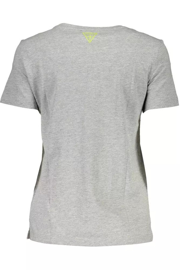 Gray Cotton Tops & T-Shirt