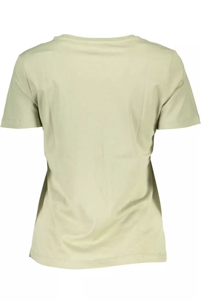 Green Cotton Tops & T-Shirt