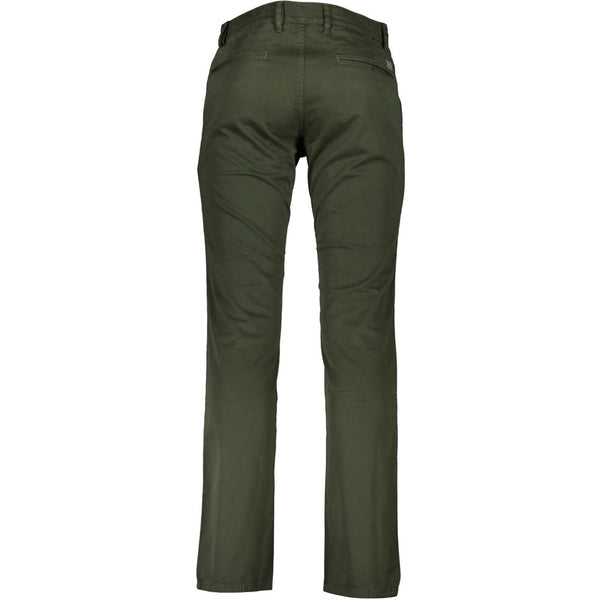 Green Cotton Jeans & Pant