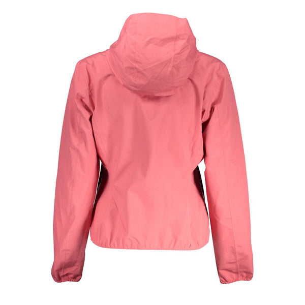 Pink Polyester Jackets & Coat