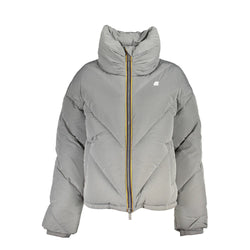 Gray Polyester Jackets & Coat