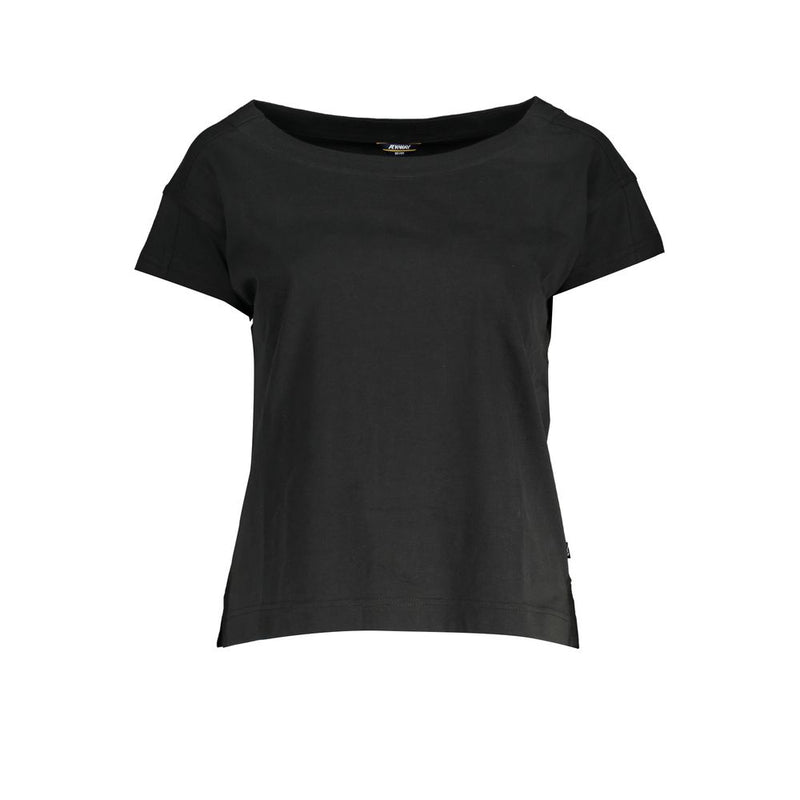 Black Cotton Tops & T-Shirt