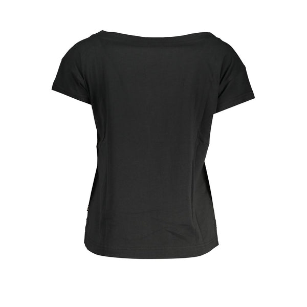 Black Cotton Tops & T-Shirt