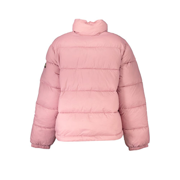 Pink Polyamide Jackets & Coat