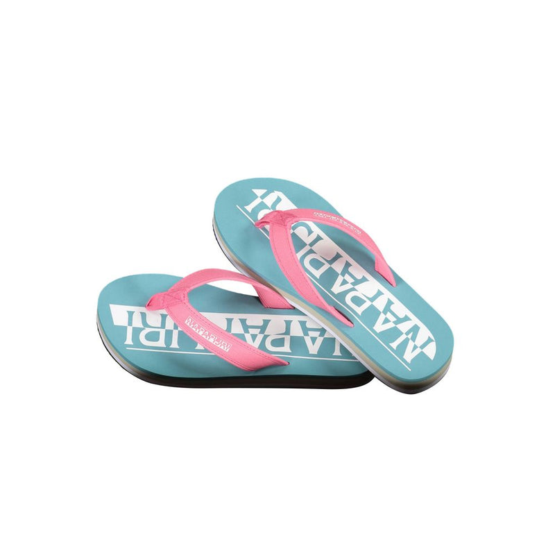 Light Blue Polyester Sandal