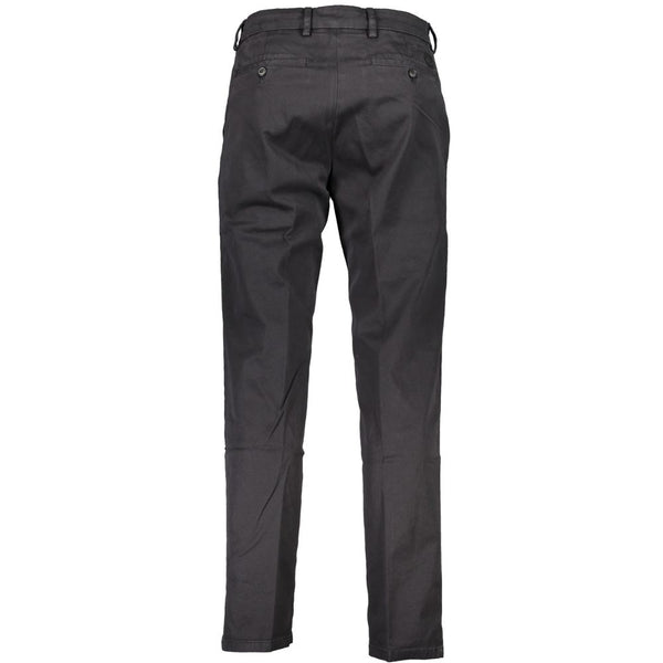 Black Cotton Jeans & Pant