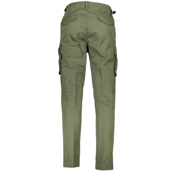 Green Cotton Jeans & Pant