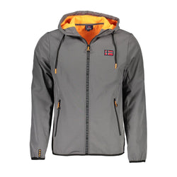 Gray Polyester Jacket