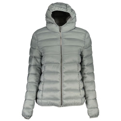 Silver Polyamide Jackets & Coat