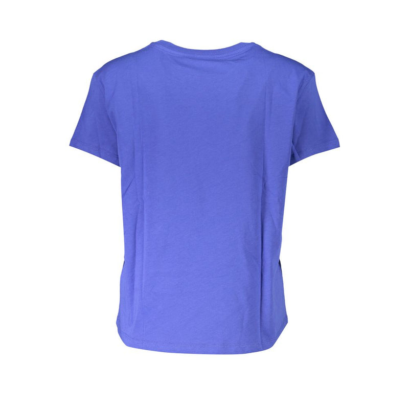 Blue Cotton Tops & T-Shirt