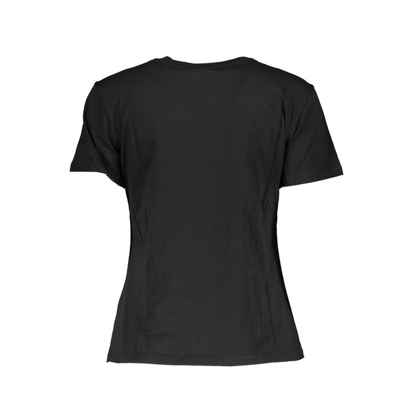 Black Cotton Tops & T-Shirt