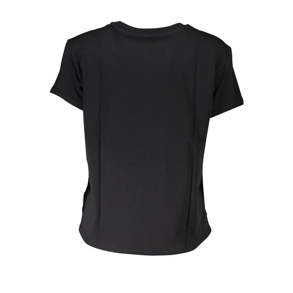 Black Cotton Tops & T-Shirt