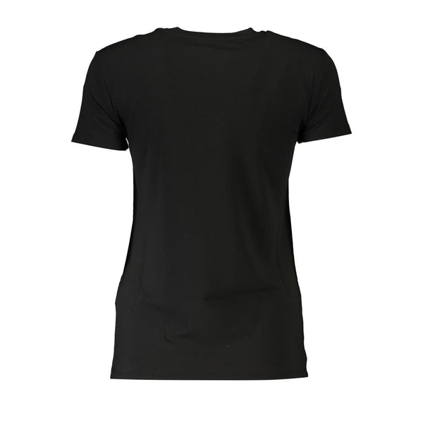 Black Elastane Tops & T-Shirt