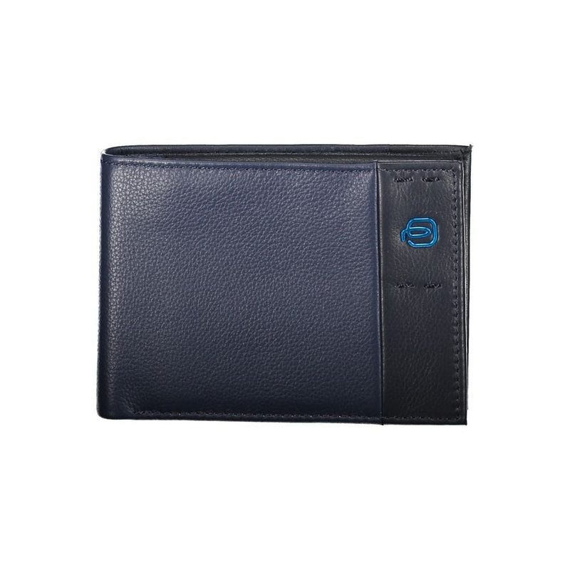 Blue Leather Wallet