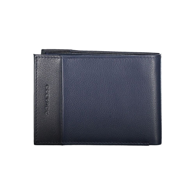 Blue Leather Wallet